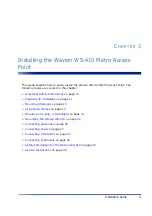 Предварительный просмотр 9 страницы Wavion WS-410AD Installation Manual