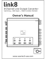 Wavtech Link8 Owner'S Manual предпросмотр