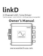 Preview for 1 page of Wavtech linkD Owner'S Manual