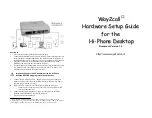 Preview for 2 page of way2call Hi-Phone Desktop Hardware Setup Manual