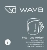 Wayb Pico Cup Holder Instruction Manual предпросмотр