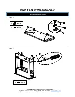 Предварительный просмотр 4 страницы Wayfair Andover Mills WA1010-OAK Product Instructions