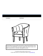 Preview for 1 page of Wayfair Arm Chair Manual