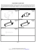 Preview for 2 page of Wayfair CLUB CHAIR / LOUNGE CHAIR Product Instructions