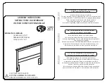 Wayfair Headboard 54 Assembly Instructions Manual preview