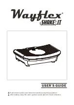 Wayflex SHAKE IT User Manual preview