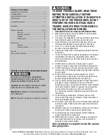 Preview for 2 page of Wayne-Dalton 8000 Series Installation Instructions And Owner'S Manual