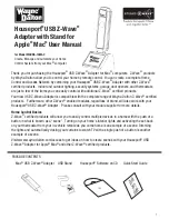 Preview for 1 page of Wayne-Dalton Houseport USB Z-Wave WDUSB-10MAC User Manual