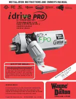 Preview for 2 page of Wayne-Dalton idrive pro 3790 Installation Instructions And Owner'S Manual