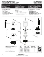 Preview for 2 page of Wayne CDUCAP1000 Warranty & Service Parts Sheet