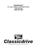 Preview for 40 page of Wayne Classicdrive 3014 Owner Installation And User Manual