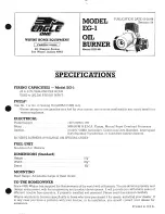 Preview for 1 page of Wayne EAGLE ONE EG-1 User Manual