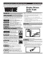 Предварительный просмотр 1 страницы Wayne GPH400 Operating Instructions And Replacement Parts List