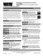 Preview for 7 page of Wayne PC1 Series Operating Instructions & Parts Manual