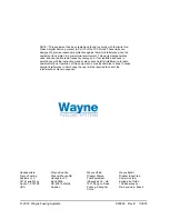 Preview for 44 page of Wayne Reliance G6101D Installation & Operation Manual