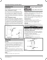 Предварительный просмотр 7 страницы Wayne SWS50-8.5FX Operating Instructions And Parts Manual