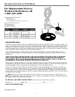 Preview for 6 page of Wayne WAPC250 Operating Instructions & Parts Manual