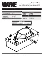 Wayne WCP85 Operating Instructions And Parts Manual предпросмотр