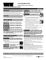 Preview for 1 page of Wayne WLS Series Operating Instructions & Parts Manual