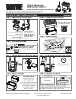 Предварительный просмотр 1 страницы Wayne WSM3300 Operating Instructions & Parts Manual