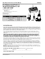 Предварительный просмотр 10 страницы Wayne WSM3300 Operating Instructions & Parts Manual