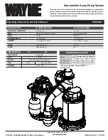 Wayne WSS30Vn Operating Instructions And Parts Manual preview