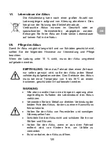 Preview for 120 page of wayscral 2210554 Original Instructions Manual