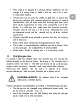 Preview for 71 page of wayscral EVERYWAY E-50 Original Manual