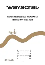 Preview for 1 page of wayscral KICKWAY E1 User Manual