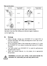 Preview for 85 page of wayscral KICKWAY E1 User Manual