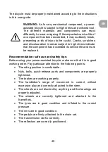 Preview for 49 page of wayscral TAKEAWAY E-200 Original Instructions Manual