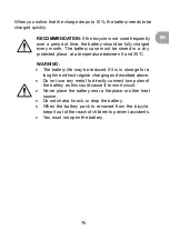 Preview for 76 page of wayscral TAKEAWAY E-200 Original Instructions Manual