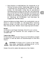 Preview for 101 page of wayscral TAKEAWAY E-200 Original Instructions Manual