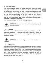 Preview for 63 page of wayscral TAKEAWAY E-50 Original Instructions Manual