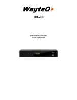 WayteQ HD-90 User Manual предпросмотр