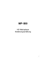 Preview for 19 page of WayteQ MP-500 User Manual