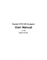 WayteQ N770 User Manual preview