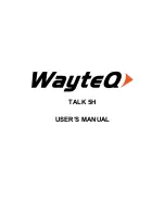 WayteQ TALK 5H User Manual preview