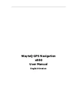 Preview for 1 page of WayteQ x880 User Manual