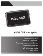 WayteQ x920 User Manual preview