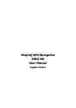 Preview for 1 page of WayteQ X950-HD User Manual