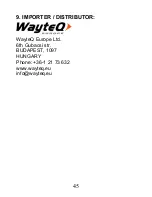 Preview for 45 page of WayteQ X995 User Manual