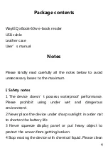 Preview for 4 page of WayteQ xBook-60w User Manual