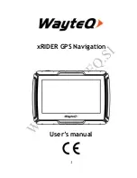 WayteQ xRIDER User Manual preview