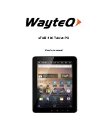 WayteQ xTAB-100 User Manual предпросмотр