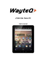 WayteQ xTAB-100s User Manual предпросмотр