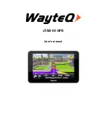 WayteQ xTAB-50 GPS User Manual preview