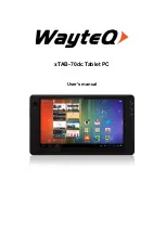 WayteQ XTAB-70DC User Manual предпросмотр