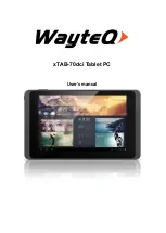 WayteQ xTAB-70dci User Manual preview