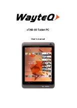 WayteQ xTAB-80 User Manual preview